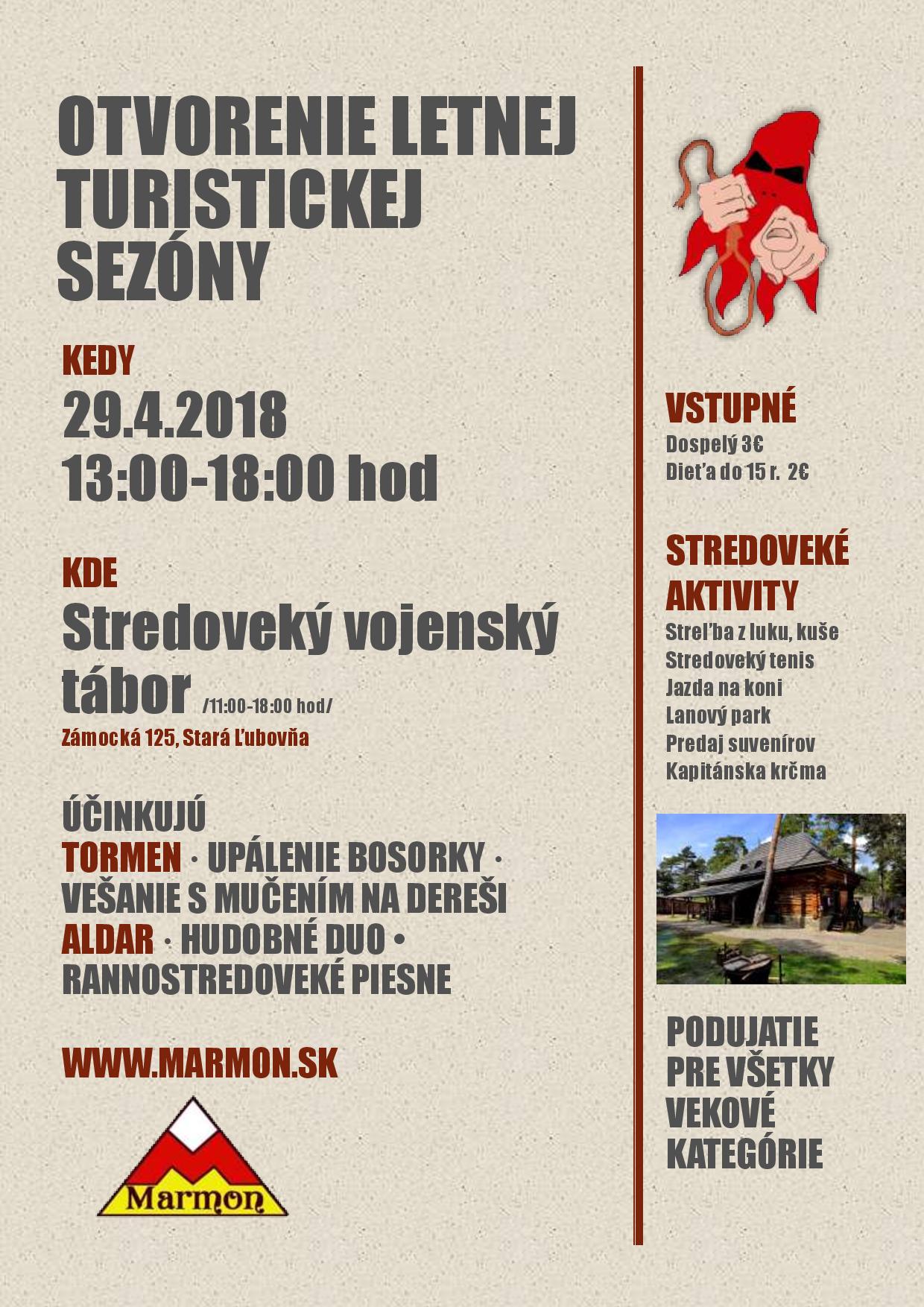 Otvorenie letnej turistickej sezóny Otvorenie letnej turistickej sezóny